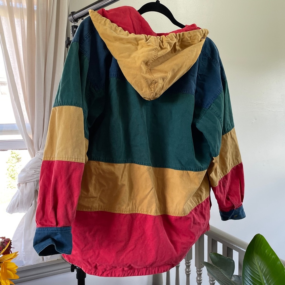 💛💙❤️90s Colour Block Jacket❤️💙💛 - Picture 4 of 4
